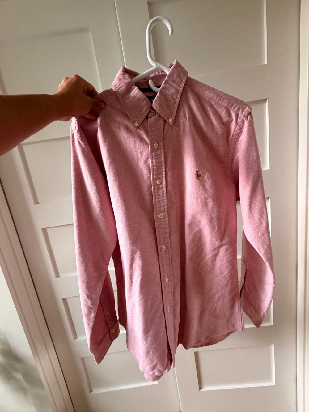 Ralph Lauren Light Pink Button-Down Oxford Shirt